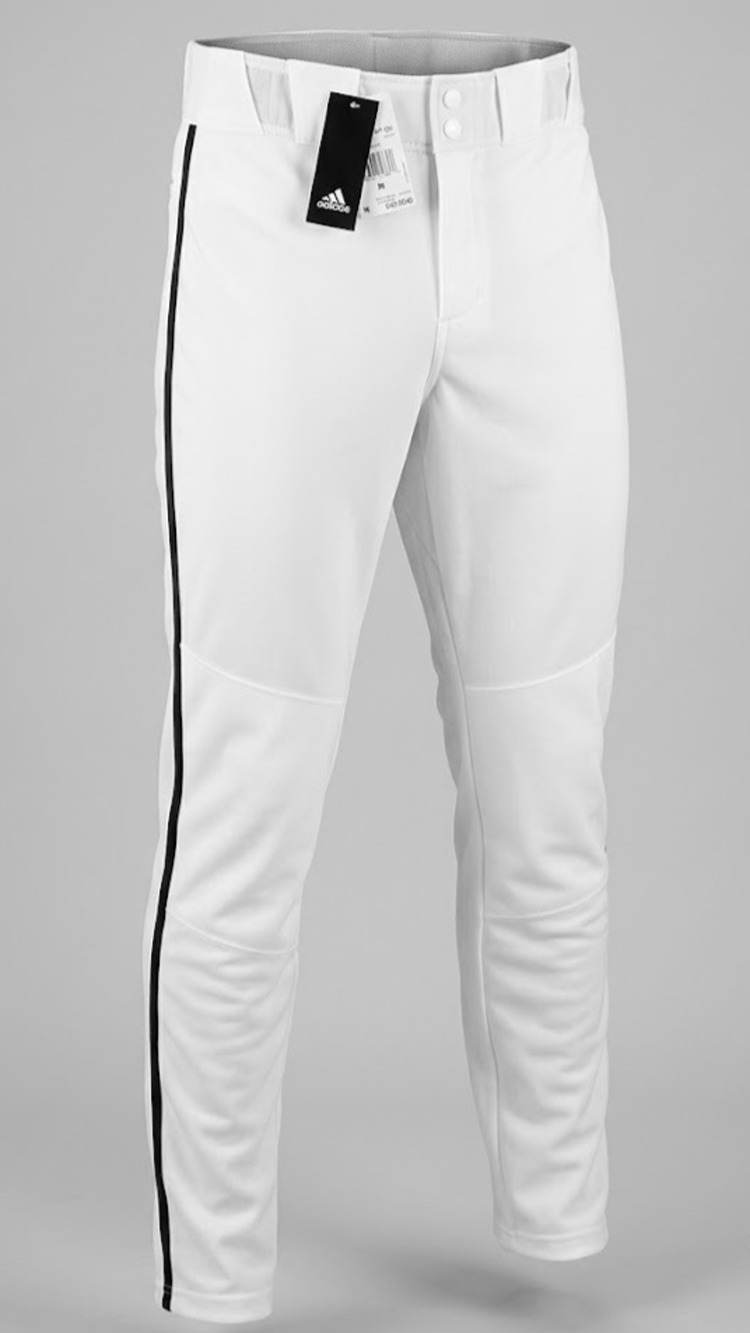 NWT Adidas Icon Pro PIP OH Baseball Pants Mens Medium White / Black MSRP $60